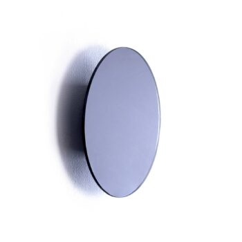 LED zrkadlo Ring S, Ø 19 cm, sklo, teplá biela