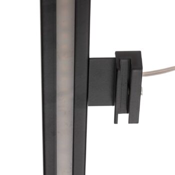 LED zrkadlové svetlo Espelho 40 cm čierne 3 000 K
