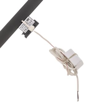 LED zrkadlové svetlo Espelho 40 cm čierne 3 000 K