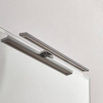 LED zrkadlové svetlo Espelho 40 cm hliník 4 000 K