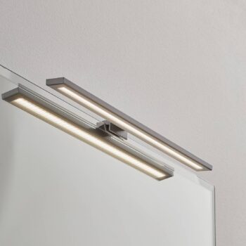 LED zrkadlové svetlo Espelho 40 cm hliník 4 000 K