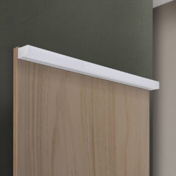 LED zrkadlové svetlo Horizon, šírka 90 cm, chróm, IP44