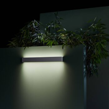LEDS-C4 Afrodita Infinite nástenné svetlo antracit