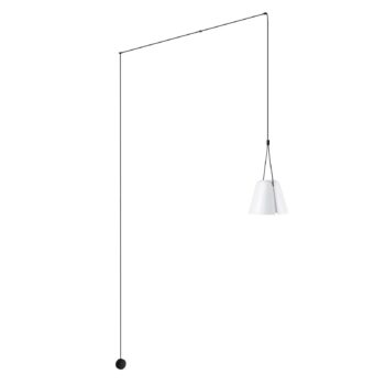 LEDS-C4 Attic závesná lampa kužeľ decentrál biela