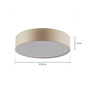 LEDS-C4 Bol stropné LED svietidlo látkové tienidlo