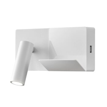 LEDS-C4 E-Lamp Mini LED nástenné svietidlo biela/biela