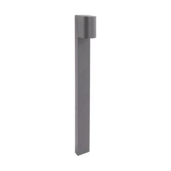LEDS-C4 Eko Standard chodníkové svetlo, sivá, výška 80 cm, hliník