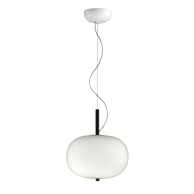 LEDS-C4 Ilargi závesné LED fáza tmavá Ø 39,5 cm LEDS-C4 Ilargi závesné LED fáza tmavá Ø 39,5 cm
