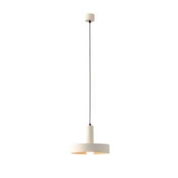 LEDS-C4 Keops 1 závesné svietidlo, matná biela, Ø 28 cm, hliník