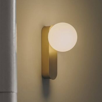 LEDS-C4 LED nástenné svietidlo Perlina, zlatá farba