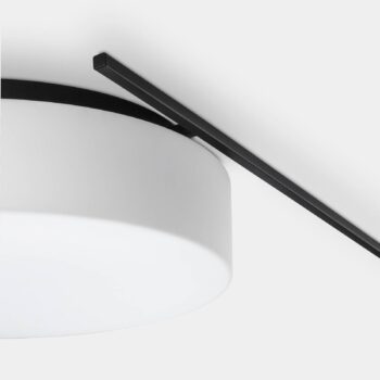 LEDS-C4 LED stropné svietidlo Spark Triplex, CCT, DALI, čierne