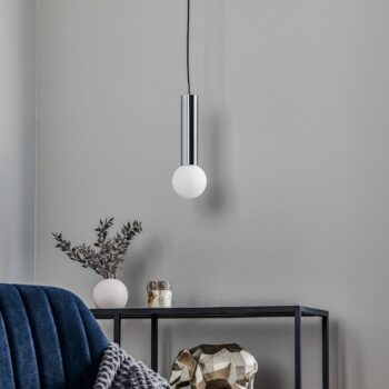 LEDS-C4 Mist kúpeľňová závesná lampa IP44 chróm