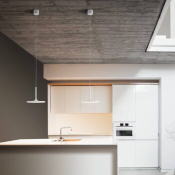 LEDS-C4 Net závesné LED svetlo matná biela Ø 25 cm