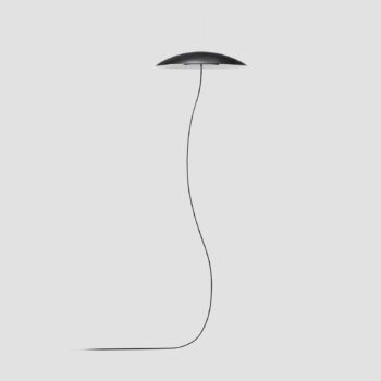 LEDS-C4 Noway Single stojaca LED zakrivená, čierna
