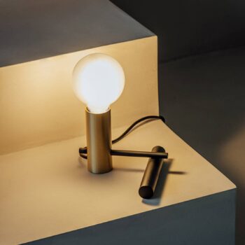 LEDS-C4 Nude Tiny stolová lampa E27 zlatá/čierna