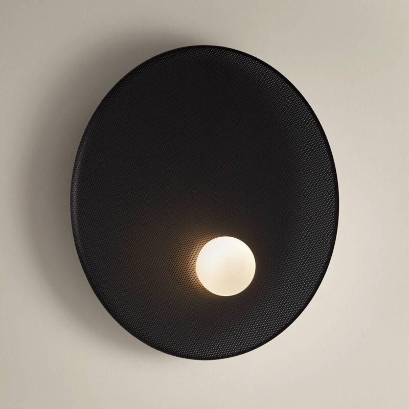 LEDS-C4 Trip nástenné svietidlo Ø 46 cm čierna LEDS-C4 Trip nástenné svietidlo Ø 46 cm čierna