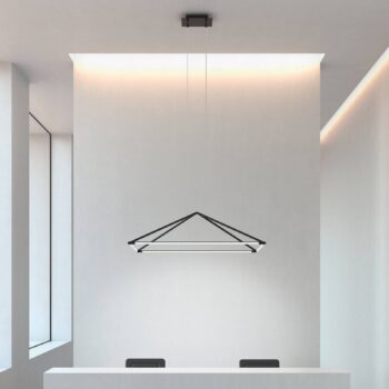 LEDS-C4 Tubs závesné LED matná čierna 120x80 cm