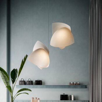 LEDS-C4 Voiles závesné LED 95x70 cm stmieva DALI