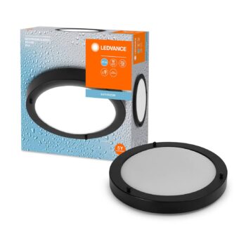 LEDVANCE Bathroom Classic Round svetlo 31cm čierna