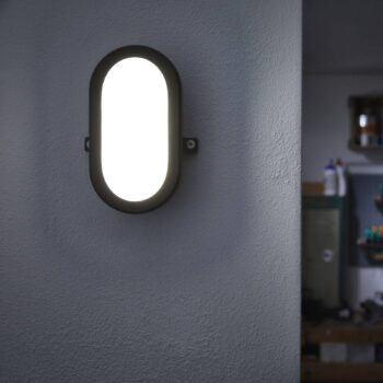 LEDVANCE Bulkhead nástenné LED 5,5 W čierna