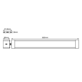 LEDVANCE Cabinet Slim podskrinkové LED 50cm