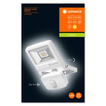 LEDVANCE Endura Flood LED bodové, snímač, biela