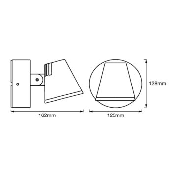LEDVANCE Endura Style Midi bodové I LED vonkajšie