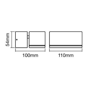 LEDVANCE Endura Style Mini Sopt 1 LED tmavosivé