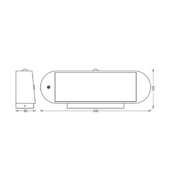 LEDVANCE Endura Style Solar Oval svetlo 4 000 K
