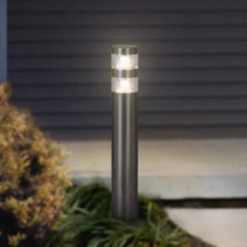 LEDVANCE LED chodníkové svetlo Endura Hybrid Orion Double, nerezová oceľ