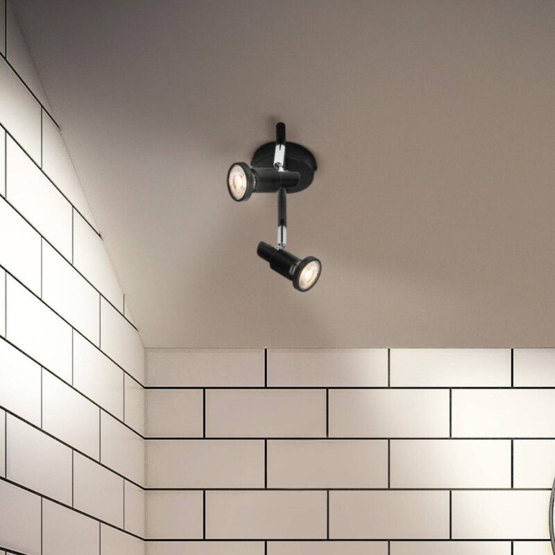 LEDVANCE LED stropné bodové svietidlo GU10, dvojsvetelné, čierne LEDVANCE LED stropné bodové svietidlo GU10, dvojsvetelné, čierne