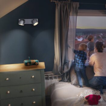 LEDVANCE LED stropné bodové svietidlo Jupiter, 3 000 K, dvojlampa