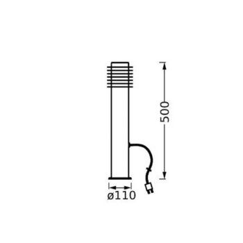 LEDVANCE LED svetlo na cestu Endura Hybrid Rondo, tmavosivé