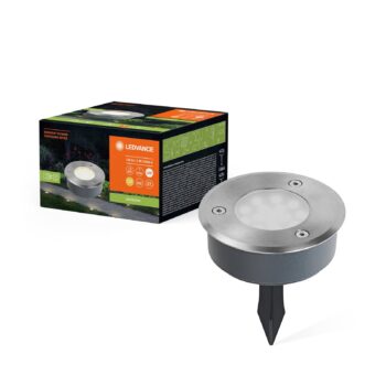 LEDVANCE LED svietidlo na zem Endura Hybrid Spike, nerezová oceľ