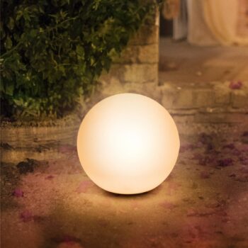 LEDVANCE LED zemné svetlo s hrotom Endura Hybrid Ball 2W, biele