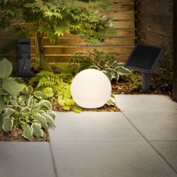 LEDVANCE LED zemné svetlo s hrotom Endura Hybrid Ball 2W, biele