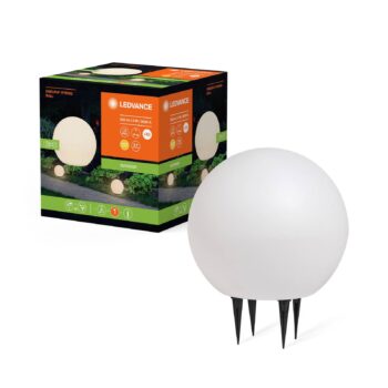 LEDVANCE LED zemné svetlo s hrotom Endura Hybrid Ball 2W, biele