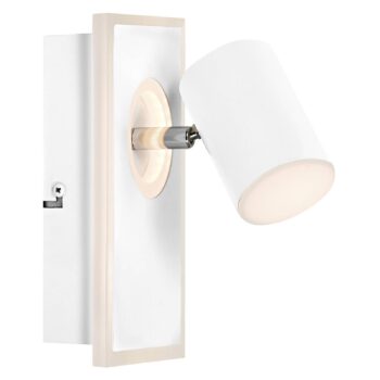 LEDVANCE Mars LED nástenný reflektor, 2 svetlá, 1 bod, biely