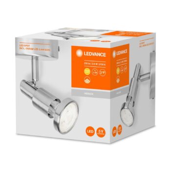 LEDVANCE Niclas LED reflektor, nikel, 1 lampa