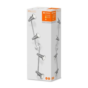 LEDVANCE Niclas LED reflektor, nikel, 4 plamene