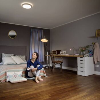 LEDVANCE Orbis LED stropné svietidlo Click-CCT Ø 41 cm