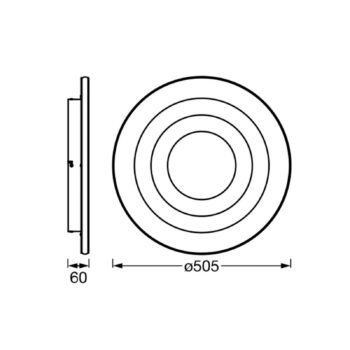 LEDVANCE Orbis Spiral Loop Center Light Ø 50,5 cm