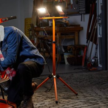LEDVANCE Pracovné svetlo Tripod LED stavebný reflektor 2x20W