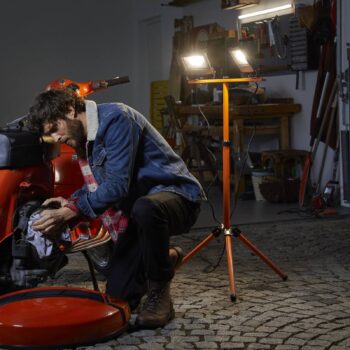 LEDVANCE Pracovné svetlo Tripod LED stavebný reflektor 2x30W