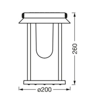 LEDVANCE SMART+ BT Table Lantern solar multicolor