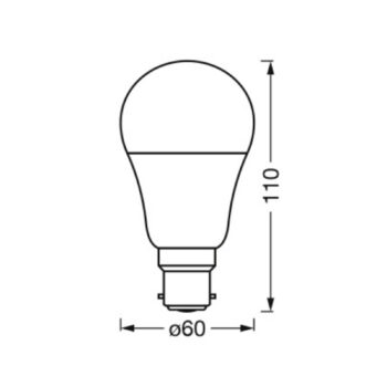 LEDVANCE SMART+ WiFi B22d 9W Classic 2 700-6 500K