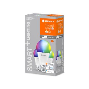 LEDVANCE SMART+ WiFi E27 14W Classic RGBW sada 3 ks