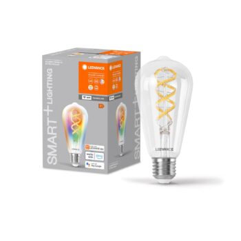 LEDVANCE SMART+ WiFi E27 4,8W Edison číra RGB CCT