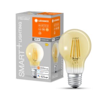 LEDVANCE SMART+ WiFi E27 6W Classic zlatá 2 400 K