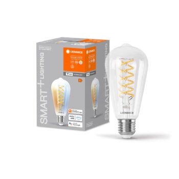 LEDVANCE SMART+ WiFi E27 8W Edison číra 827-865